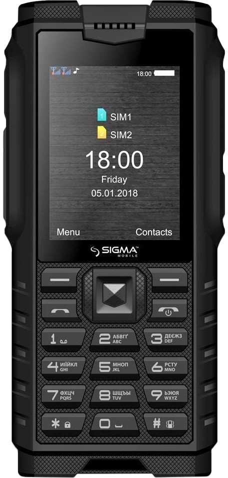 Акція на Sigma mobile X-treme DZ68 Black (UA UCRF) від Y.UA