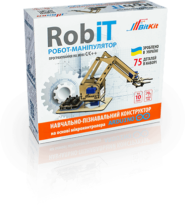 Акція на Конструктор BitKit робот-манипулятор - RobiT від Y.UA