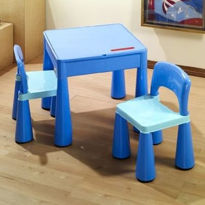 Комплект Tega Mamut стол+2 стула MT-001 899 blue/light blue