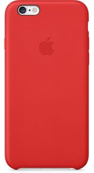 Apple Leather Case (PRODUCT) Red (MGR82ZM/A) for iPhone 6