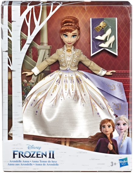 Акція на Кукла Hasbro Frozen Холодное сердце 2 Делюкс Анна (E5499_E6845) від Y.UA