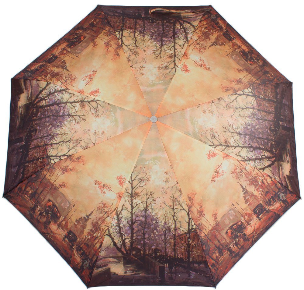 Зонт женский полуавтомат Zest коричневый (Z23625-4075)