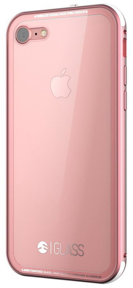 SwitchEasy Glass Case Pink for iPhone 8/iPhone 7