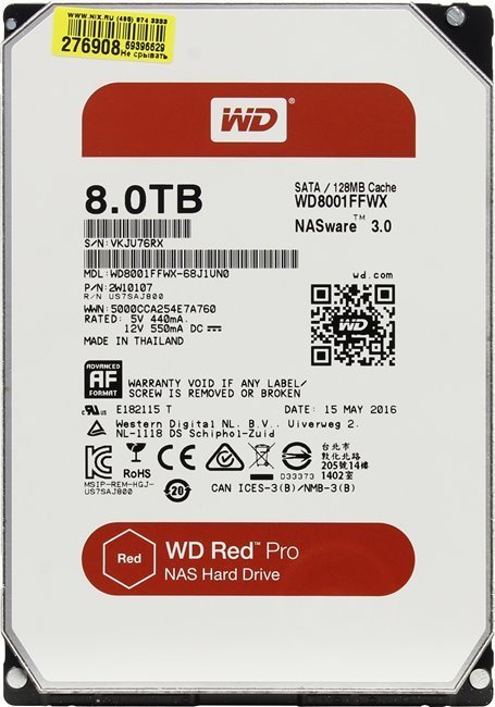 Wd Red Pro WD8001FFWX