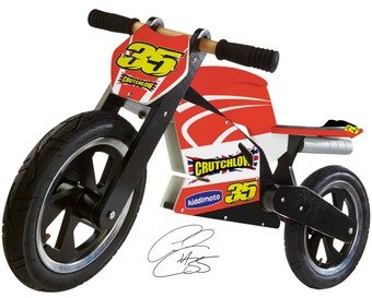 Беговел 12" Kiddi Moto Heroes деревянный с автографом Cal Crutchlow (SKD-65-27)