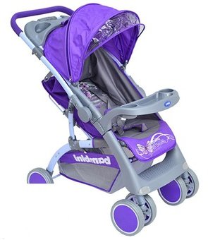 Прогулочная коляска Bambini Mars Violet Butterfly