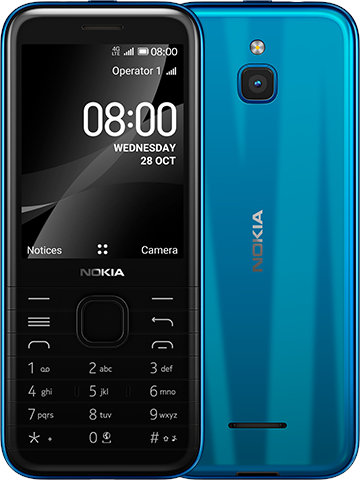 Акция на Nokia 8000 4G Blue (UA UCRF) от Y.UA