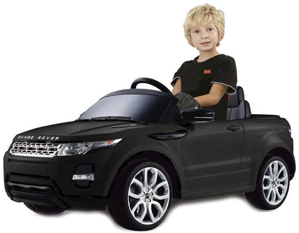 Детский электромобиль Rastar Range Rover Evoque черный (81400)