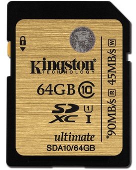 Kingston Sdxc 64GB Class 10 UHS-I Ultimate 300x (SDA10/64GB)