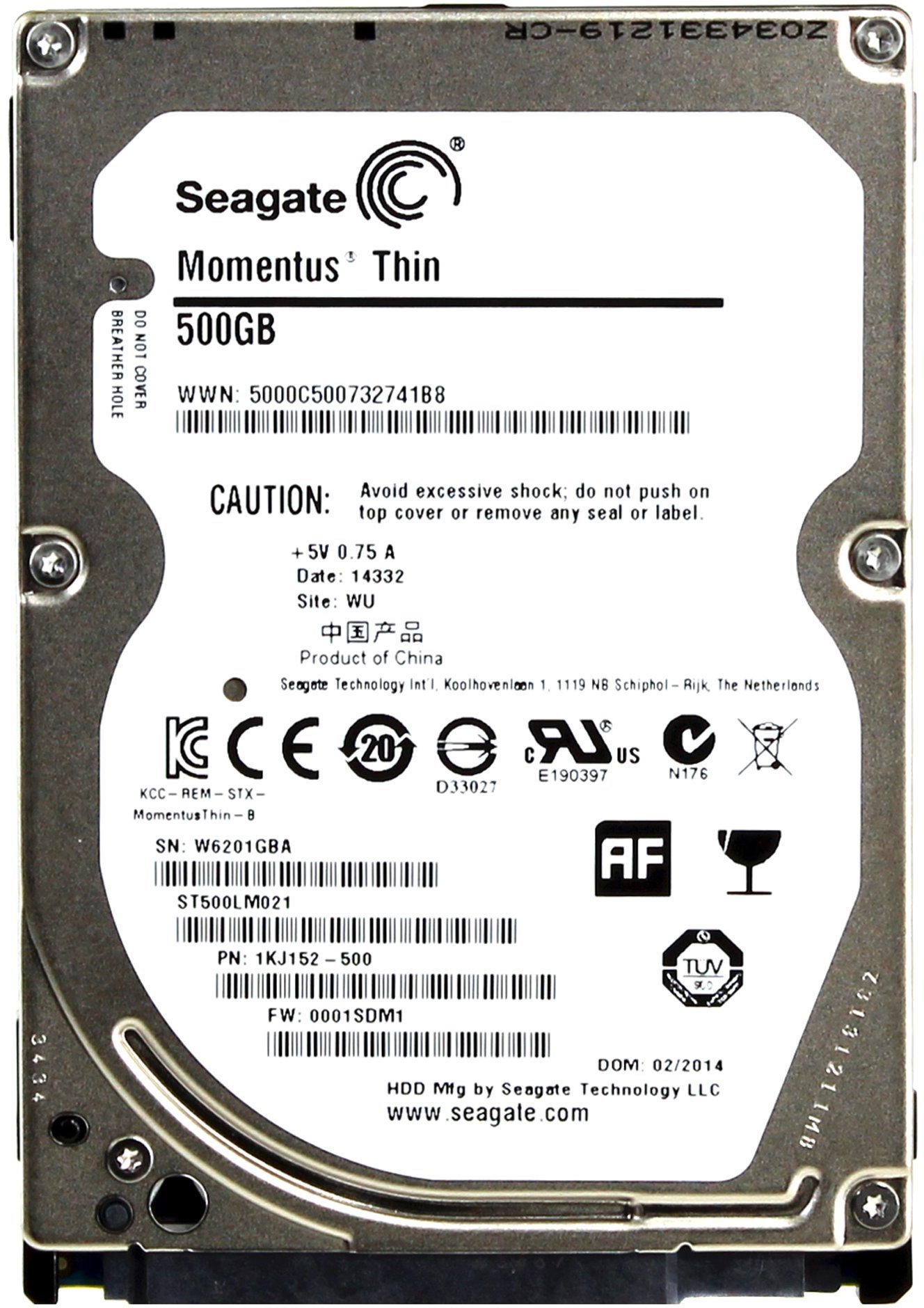 Seagate Laptop Thin Hdd ST500LM021