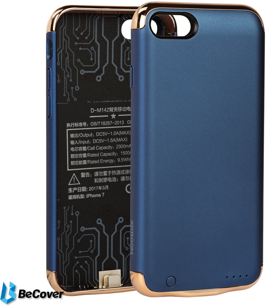 BeCover Battery Case Deep Blue for iPhone 8/iPhone 7