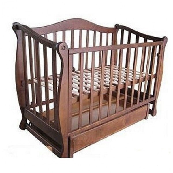 Детская кроватка Baby Sleep Grazia Lux (BKP-S-B) Mahagoni (махагон)