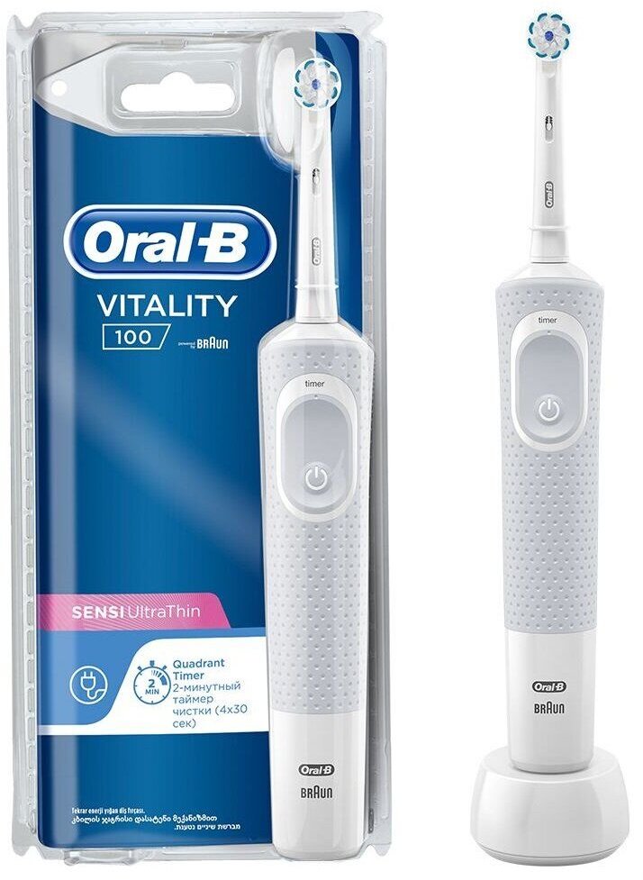 Акція на Braun Oral-B Vitality D100.413.1 Pro Sensi Ultrathin від Y.UA