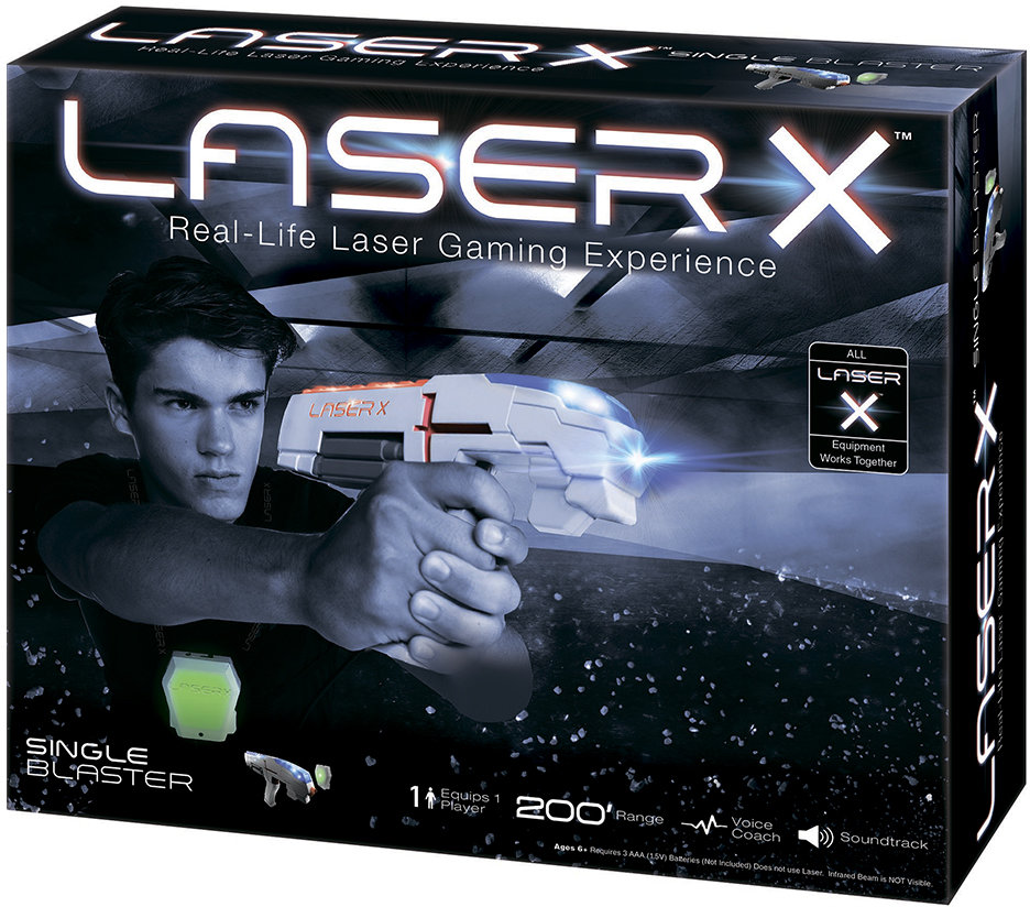 Акция на Игровой набор для лазерных боев - Laser X Для Одного Игрока (бластер, мишень) (88011) от Y.UA