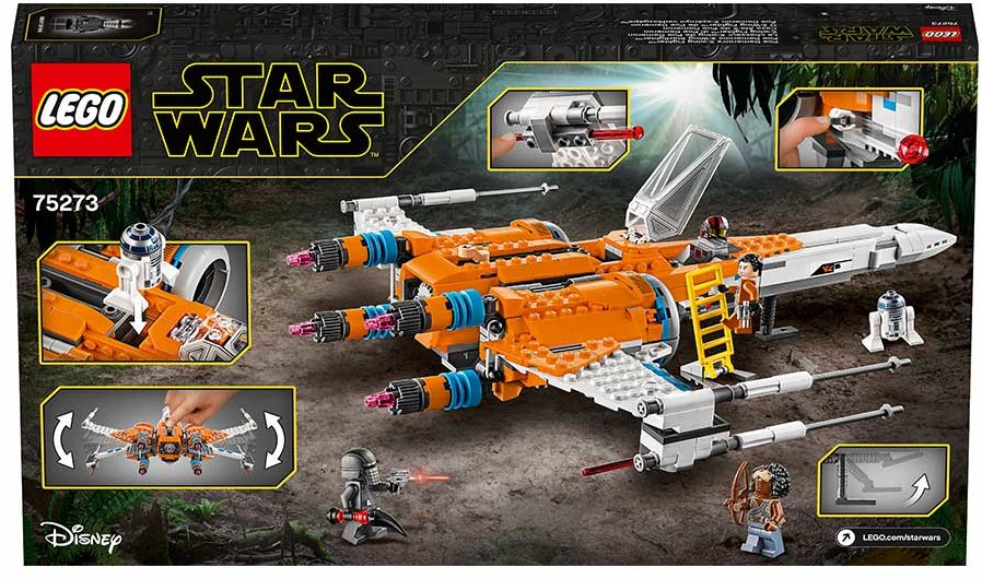 Акция на Конструктор Lego Star Wars Истребитель типа Х По Дамерона (75273) от Y.UA