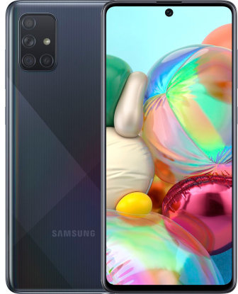 Акція на Samsung Galaxy A71 2020 6/128GB Dual Black A715F (UA UCRF) від Y.UA