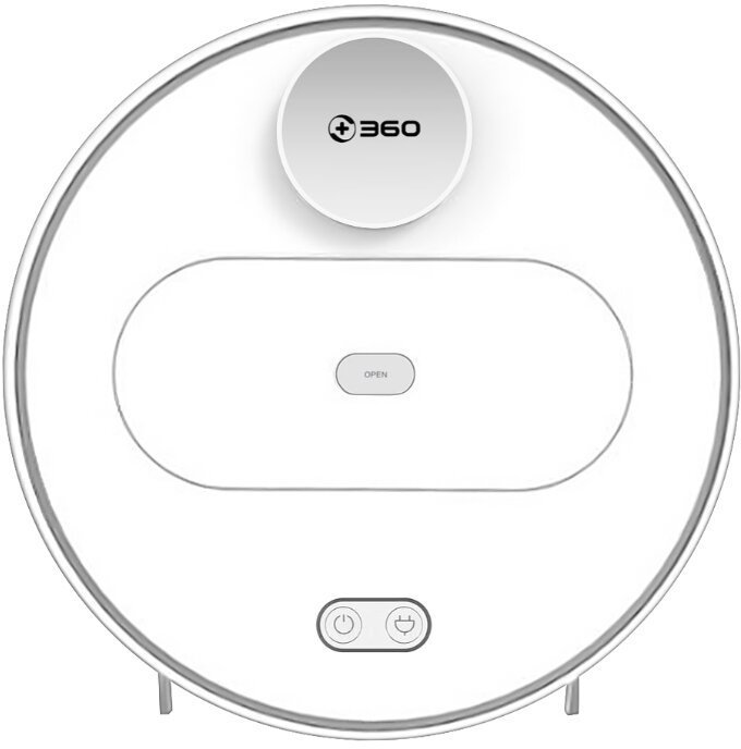 Акція на Smart 360 Robot Vacuum Cleaner S6 White від Y.UA