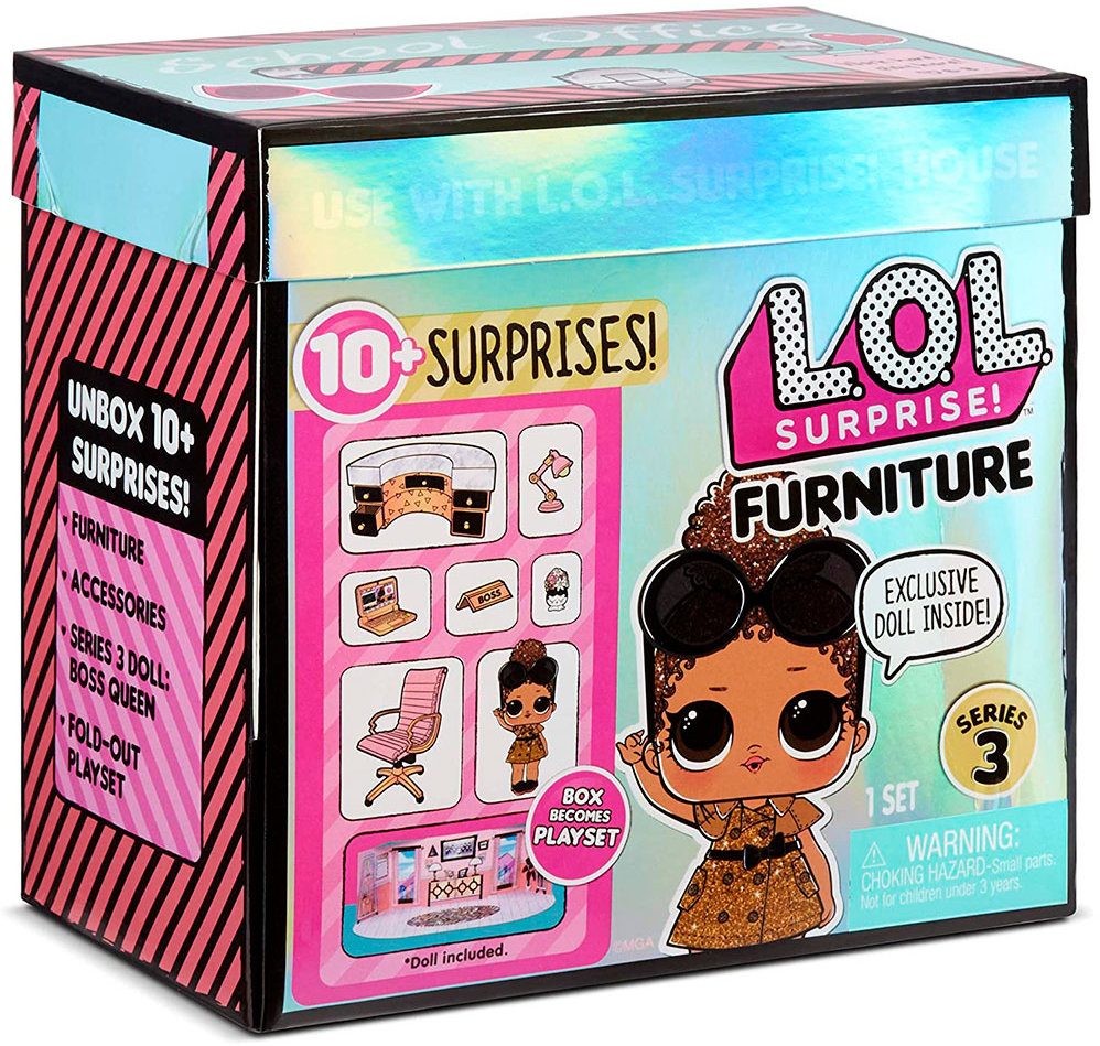 Акция на Игровой набор с куклой L.O.L. SURPRISE! серии "Furniture" S2 - КАБИНЕТ ЛЕДИ-БОСС 570042 от Y.UA